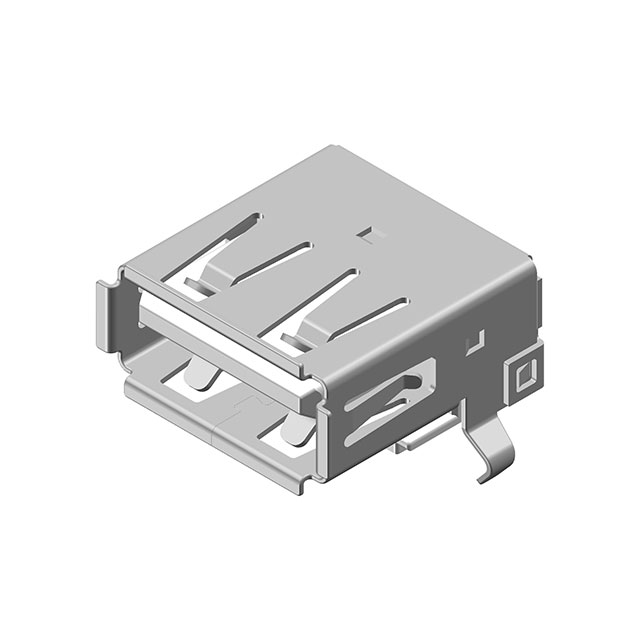 USB TYPE-A SINGLE PORT RIGHT ANG