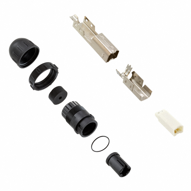 CONN PLUG USB2.0 TYPEB 4POS SLD