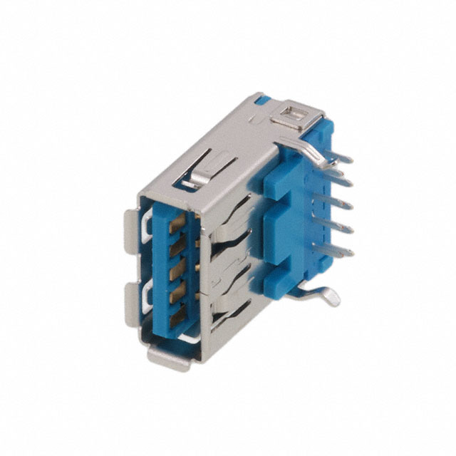 USB 3.0, TYPE A SOCKET, 9 PIN, 2
