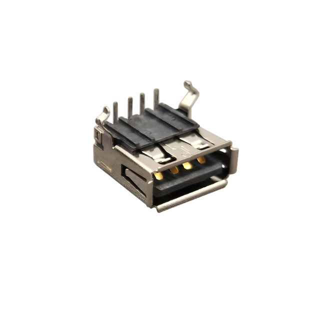 CONN RCPT USB2.0 TYPEA 4POS R/A