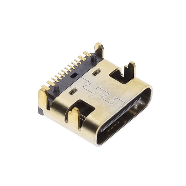 USB C TYPE 16P FEMALE WITH PEG 1