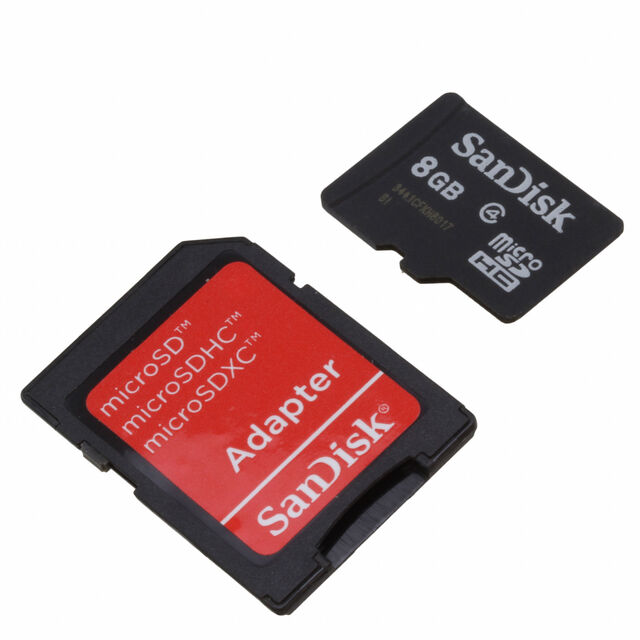 MICROSD CARD 8GB WITH ADAPTER