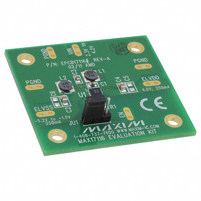 EVAL BOARD FOR MAX17116