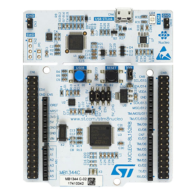 NUCLEO-64 STM8L152R8 EVAL BRD