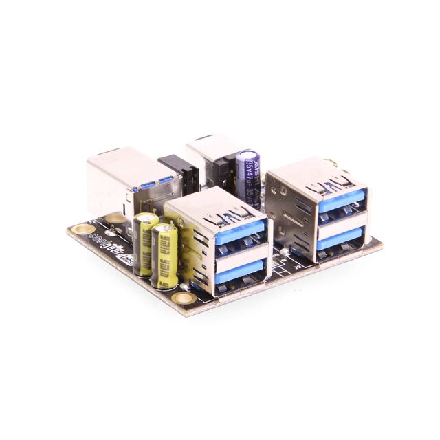 4 Port GL 3523 Hub PCBA w/ LED I