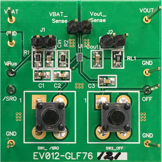 EVAL BOARD FOR GLF76121