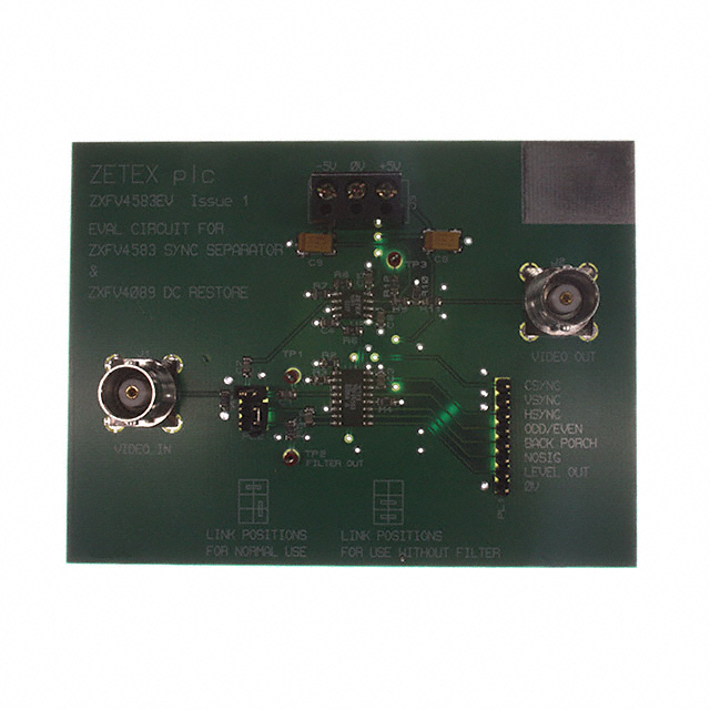 EVAL BOARD FOR ZXFV4089 ZXFV4583