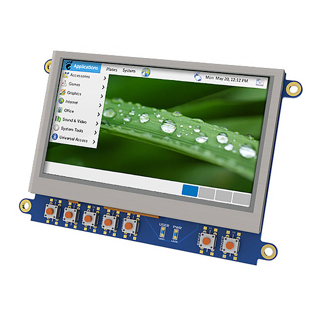 LCD 4.3" 480X272 CAPE BEAGLEBONE