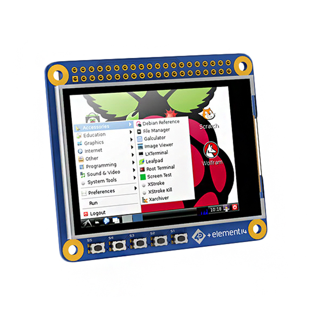 2.4", 320X240 PIXEL HAT PRIMARY