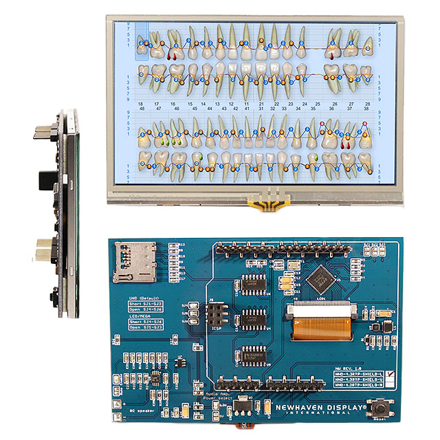 LCD 4.3" 480X272 RES TOUCHSCREEN