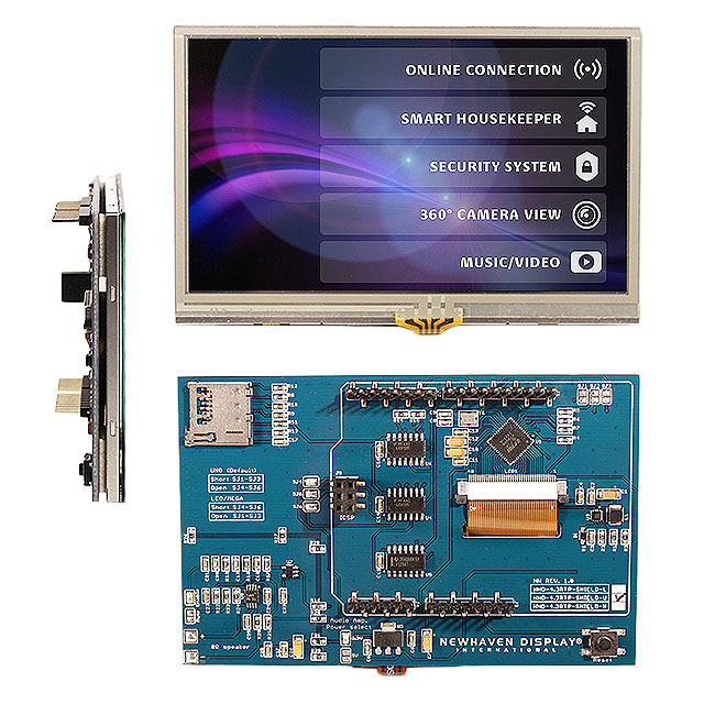 LCD 4.3" 480X272 RES TOUCHSCREEN