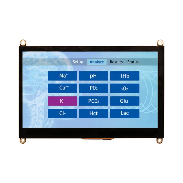 LCD 7" 800X480 CAPTOUCH CAPE PRM