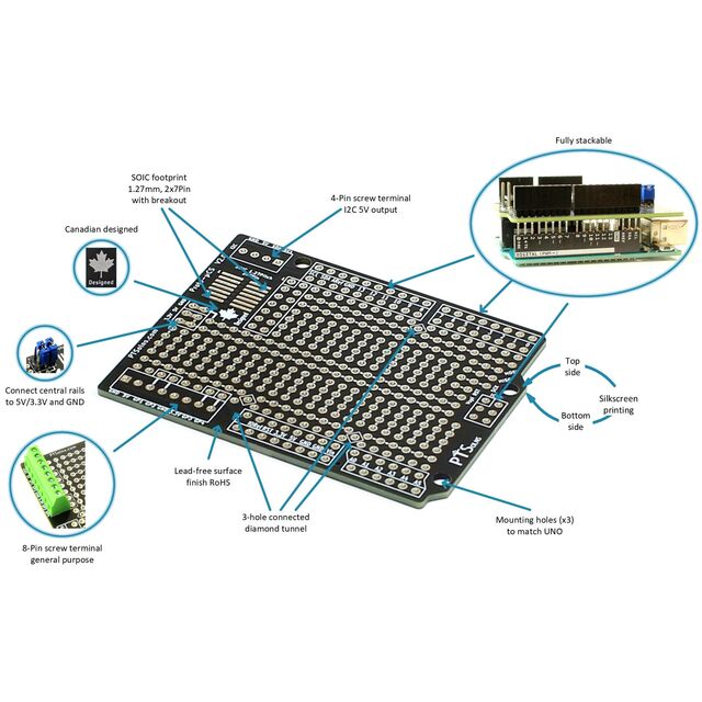 PROTOTYPING SHIELD FOR ARDUINO K