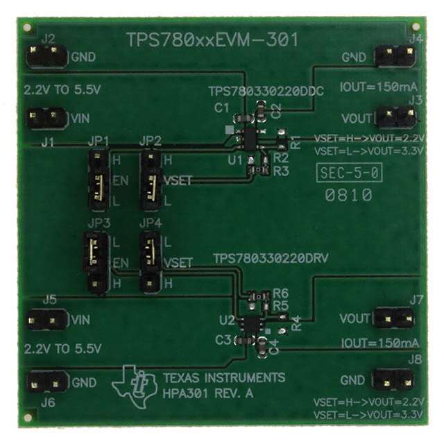 EVAL BOARD FOR TPS780330220