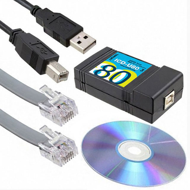 ICD-U80 IN-CIRCUIT PROGRAMMER/DE