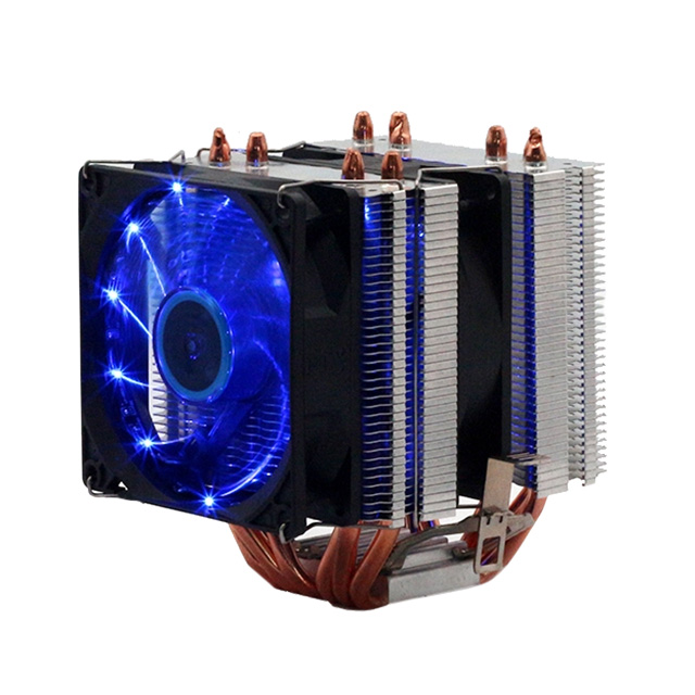 INTEL/AMD CPU COOLER W/2 FANS
