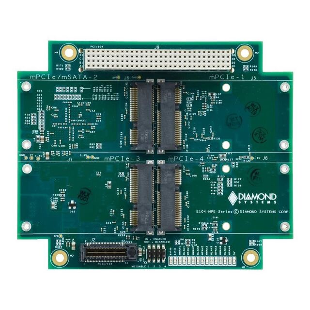 PCI104-Exp Quad MiniCard Carrier