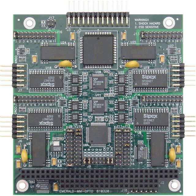 PC104 4x RS232/422/485 Opto-Iso