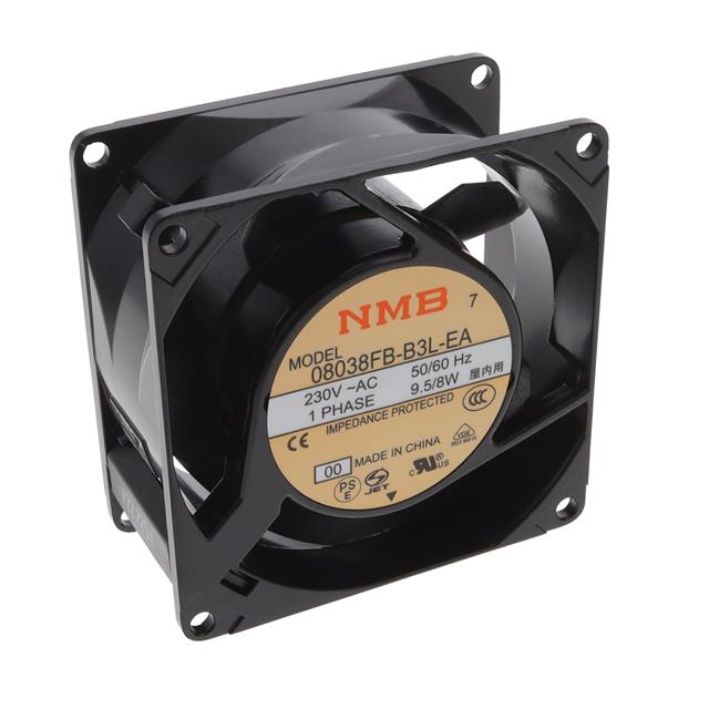 FAN 80MM X 38MM 230VAC TERMINAL
