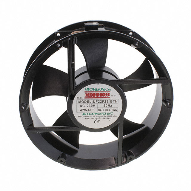 FAN AXIAL 223X60MM BALL 230VAC