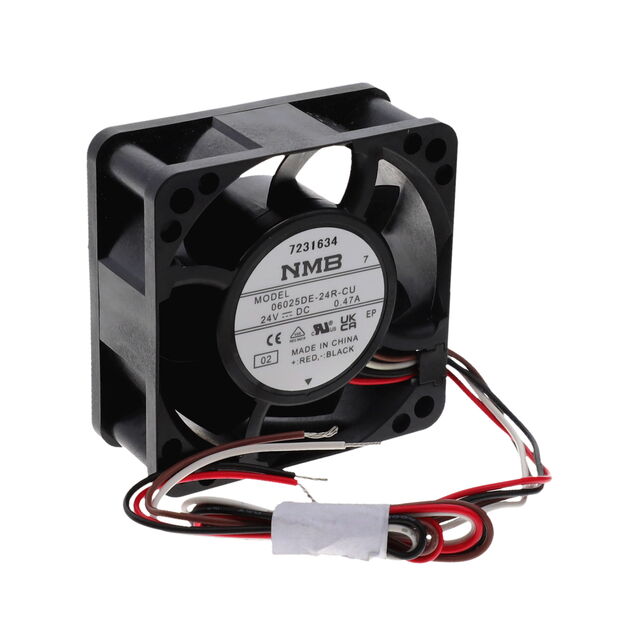 60X60X25MM, 24VDC, 11,000 RPM, 4