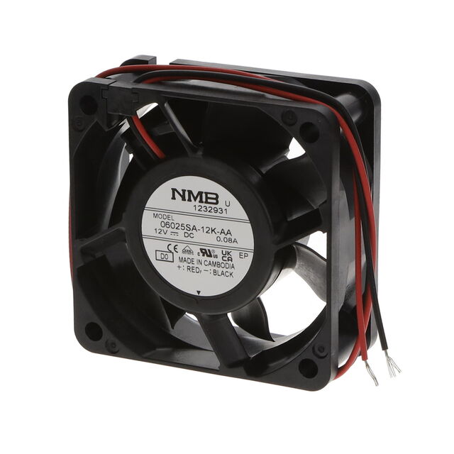 FAN AXIAL 60X25MM 12VDC WIRE