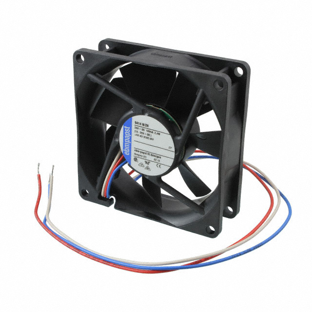 FAN AXIAL 80X25.4MM 24VDC WIRE