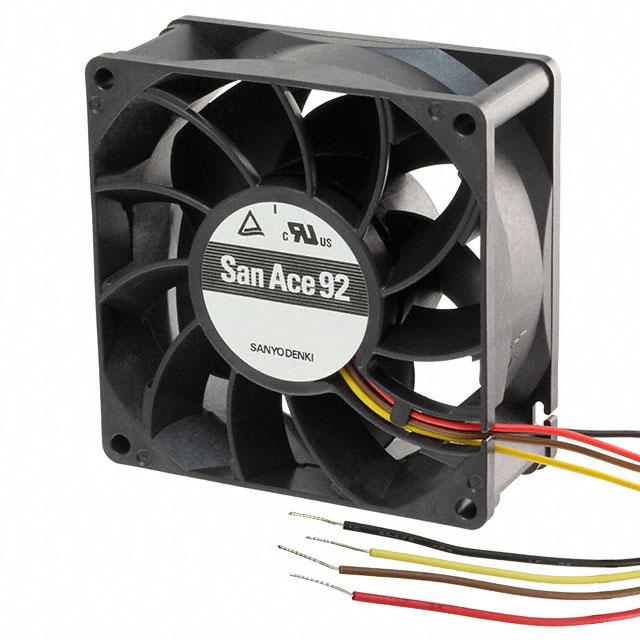 FAN AXIAL 92X38MM 24VDC WIRE