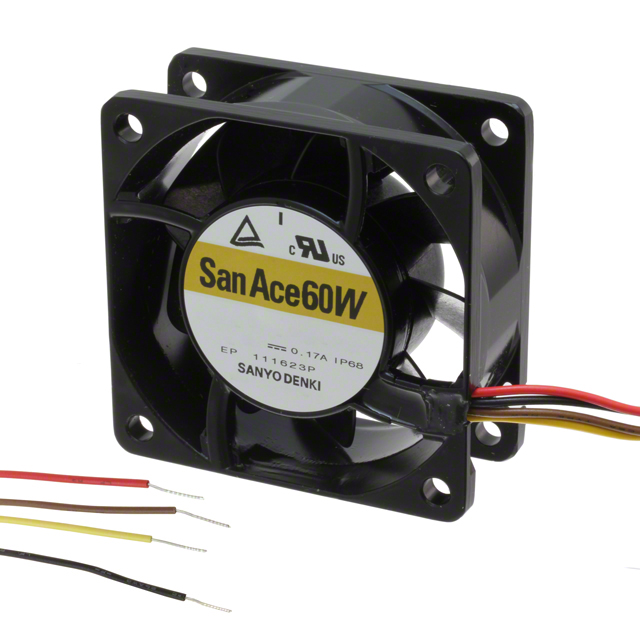 FAN AXIAL 60X25MM 12VDC WIRE
