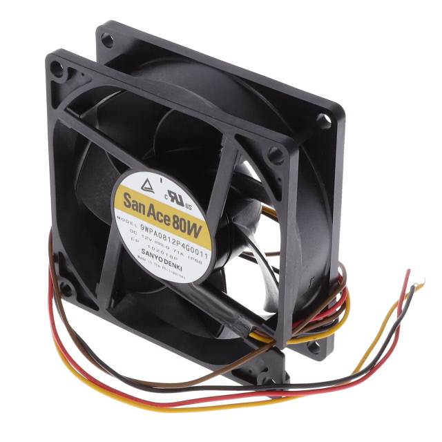 FAN AXIAL 80X25.2MM 12VDC WIRE