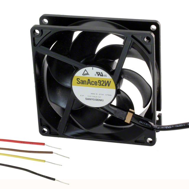 FAN AXIAL 92X38MM 48VDC WIRE