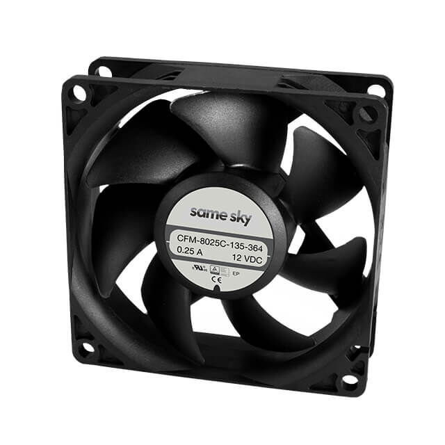 FAN AXIAL 80X25MM 12VDC WIRE