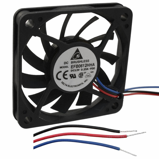 FAN AXIAL 60X10MM 12VDC WIRE