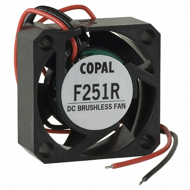 FAN AXIAL 25X10MM 12VDC WIRE