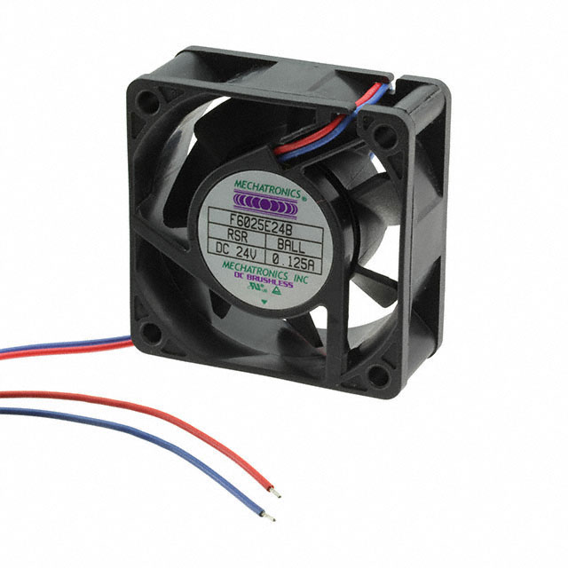 FAN AXIAL 60X25MM 24VDC WIRE