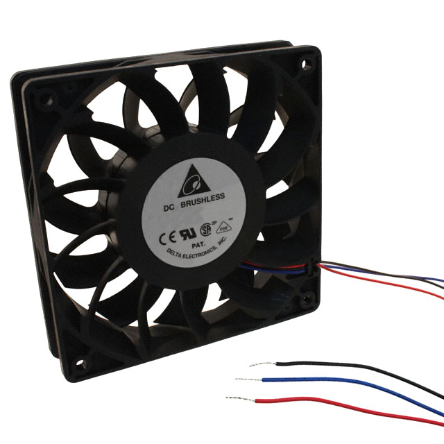 FAN AXIAL 120X25.4MM 24VDC WIRE