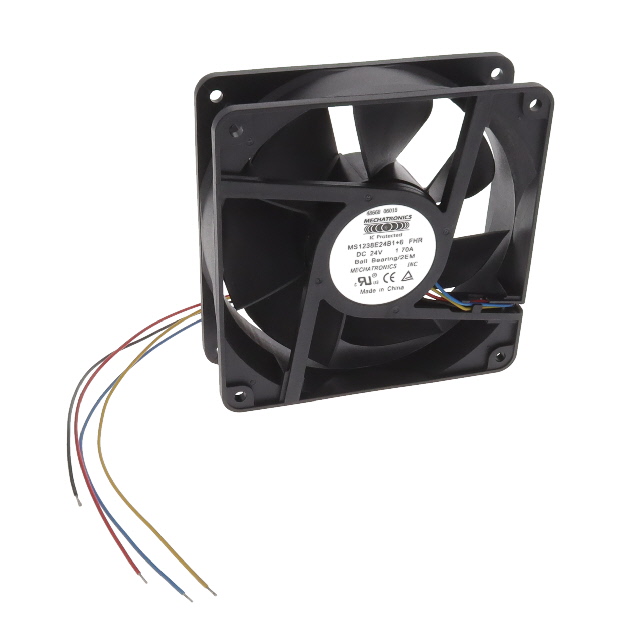 FAN AXIAL 120X38MM 24VDC WIRE