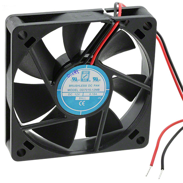 FAN AXIAL 70X15.5MM 12VDC WIRE