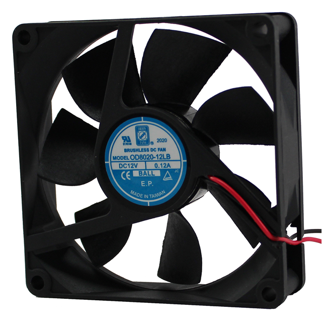 FAN AXIAL 80X20MM 12VDC WIRE