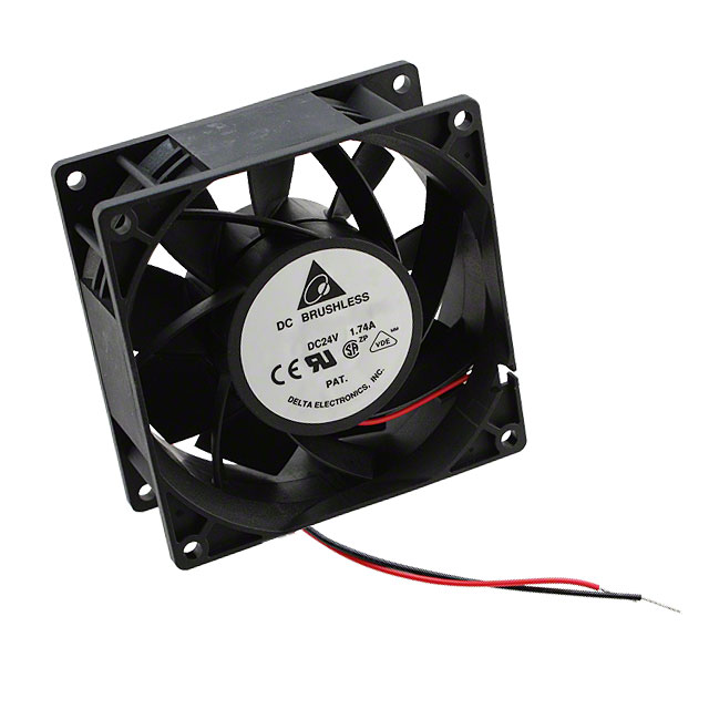 FAN AXIAL 92X38MM 24VDC WIRE