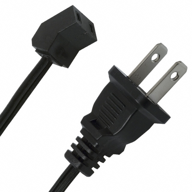 POWER CORD W/PLUG FAN 45DEG 24"
