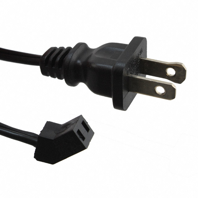 FAN CORD 45DEG W/AC PLUG