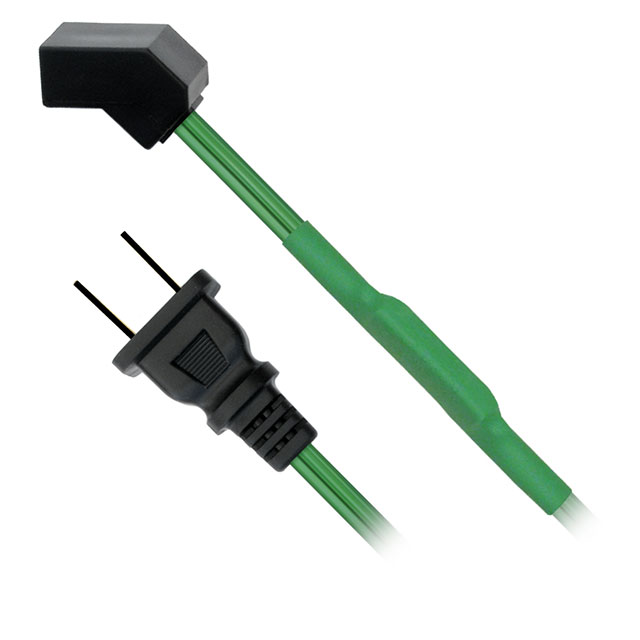 GREEN FAN CORD 36" NEMA 1-15PLUG
