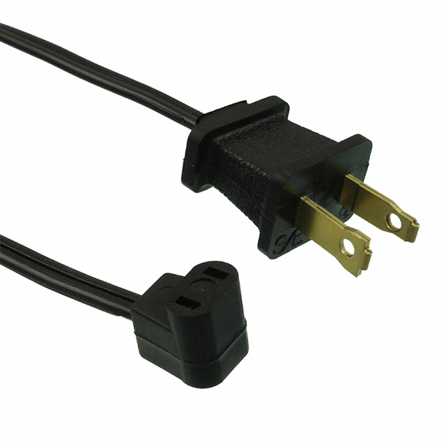 90DEG FAN CORD 24" NEMA 1-15P