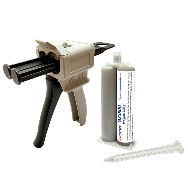 THERMAL GREASE, 100G, DUAL CARTR