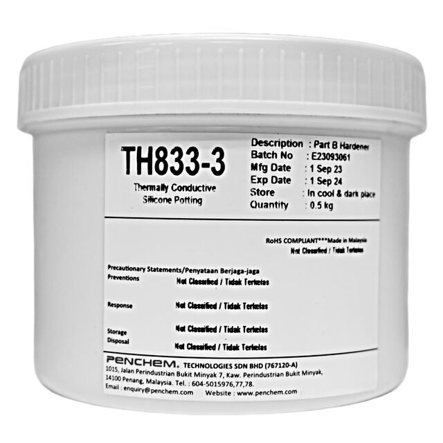 Silicone thermal conductive pott