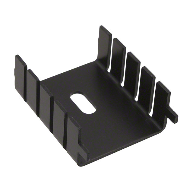 HEATSINK VERT .50"H BLK TO-220