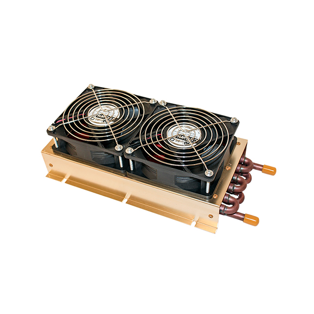 HEAT EXCHANGER WITH TWO 12V DC F