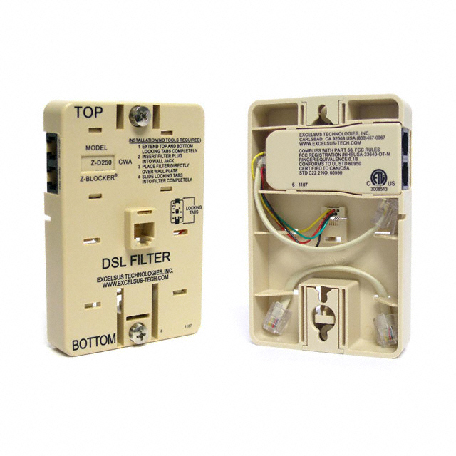DSL FILTER DUAL JACK WALL MOUNT