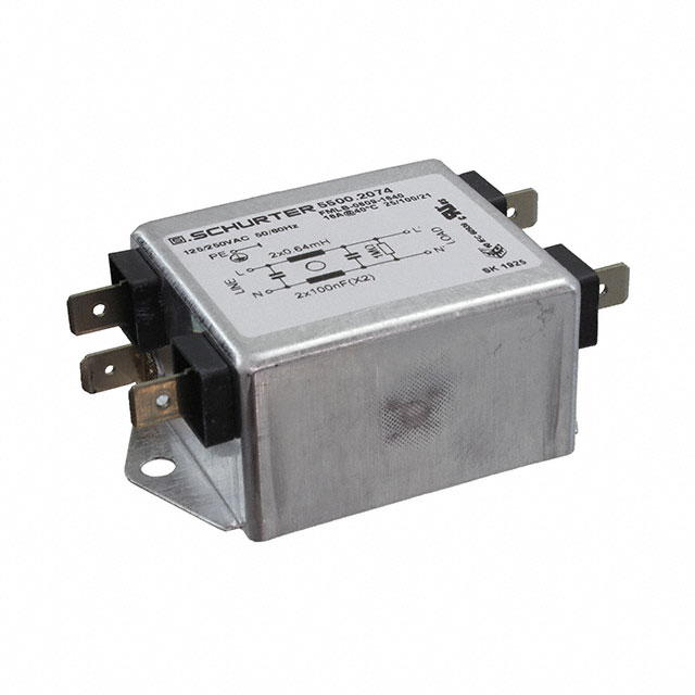 LINE FILTER 125V/250VAC 16A CHAS